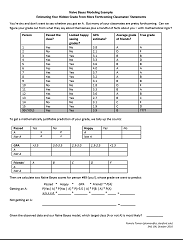 Screenshot of worksheet